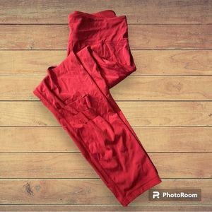 ‼️SOLD‼️ 𝙀𝙐𝘾 - 𝙕𝙔𝙄𝘼 𝖱𝖾𝖽 Slashed Luxe Hi-rise 7/8 24" - 8/10